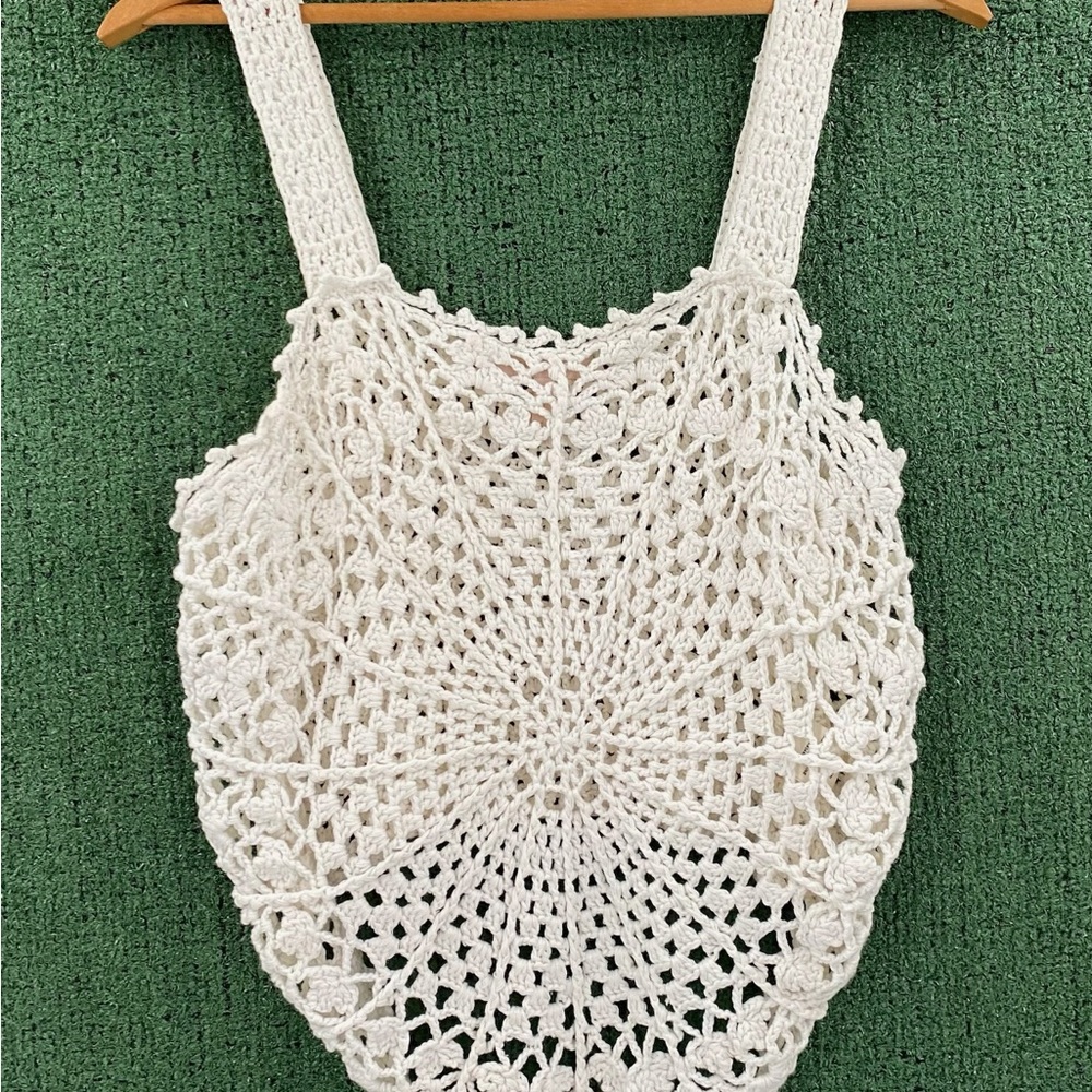 Rebecca Taylor Crochet Daily Full Moon Tank Top Women’s Size Medium